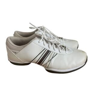 Nike Delight Womens Golf Shoes White Lace-Up Sneakers Women's Size 7